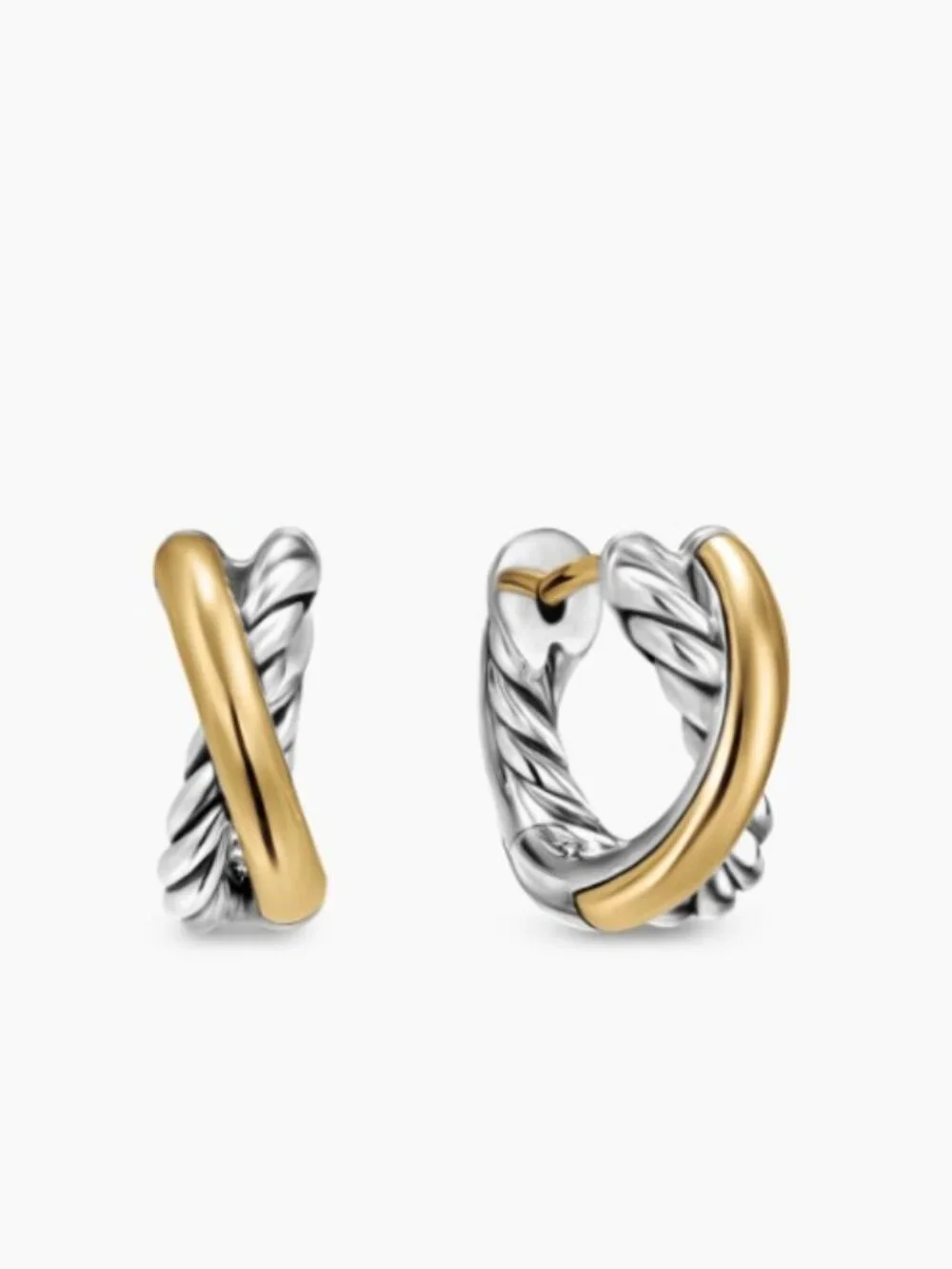 David Yurman Wrapped Single Line Earrings